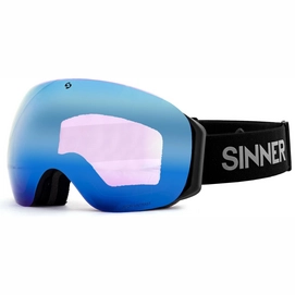 Skibril Sinner Avon Matte Black Double Blue Sintrast + Dbl Orng Sintrast