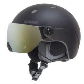 Skihelm Sinner Titan Visor Matte Black Trans+