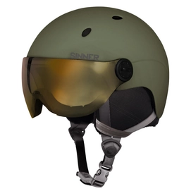 Skihelm Sinner Titan Visor Matt Moss Green 2020