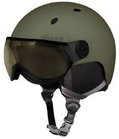 Skihelm Sinner Titan Visor Trans +  Matte Moss Green