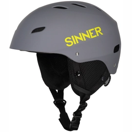 Skihelm Sinner Bingham Rental Grey / Yellow