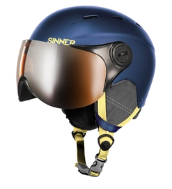 Skihelm Sinner Typhoon Visor Matt Dark Blue 2020