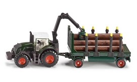 Siku Tractor Met Houtaanhanger