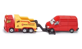 Siku Sleepwagen Met Busje