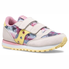 Baskets Saucony Kids Jazz Double HL White Pink Multi-Taille 35