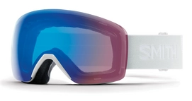 Masque de ski Smith Skyline White Vapor / ChromaPop Storm Rose Flash Blanc