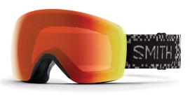 Masque de ski Smith Skyline Game Over / ChromaPop Everyday Red Mirror Noir