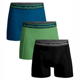 Boxershort Muchachomalo Men Short Solid Blue (3-Pack)-S