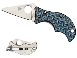 Folding Knife Spyderco Spin Nishijin Blue