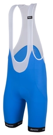 Fietsbroek Santini Gara 2.0 Bib-Shorts Git Pad Blue
