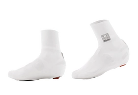 Overschoenen Santini Peel Lycra Aero Booties White