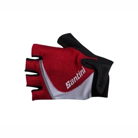 Fietshandschoen Santini Unisex Studio Summer Red
