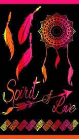 Serviette de Plage Le Comptoir De La Plage Spirit Spirit of love