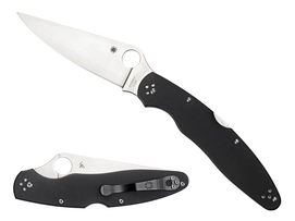 Vouwmes Spyderco Police Black