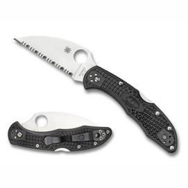 Vouwmes Spyderco Delica 4 Flat Wharncliffe Serrated