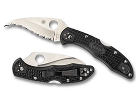 Vouwmes Spyderco Lil Matriarch Spyderedge Black FRN