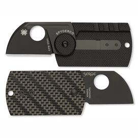 Klappmesser Spyderco Dogtag Folder Carbon Fiber