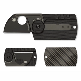 Vouwmes Spyderco Dogtag Folder Carbon Fiber