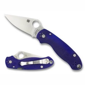 Folding Knife Spyderco Para 3 Dark Blue