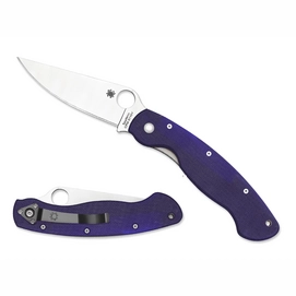 Couteau de Poche Spyderco Military Blue