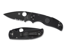 Folding Knife Spyderco Native 5 Black Serrated