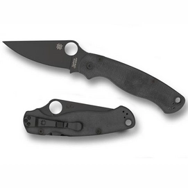 Vouwmes Spyderco Paramilitary 2 PE Black