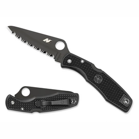 Vouwmes Spyderco Pacific Salt Serrated Black Blade