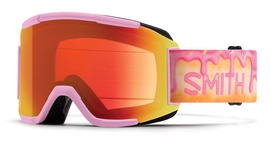 Masque de ski Smith Squad Gus Kenworthy / ChromaPop Everyday Red Mirror Blanc