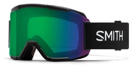 Masque de Ski Smith Squad Black / ChromaPop Sun Green Mirror