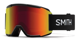 Masque de ski Smith Squad Black / Red Sol-X Mirror Noir