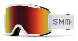 Skibrille Smith Squad White Frame Red Sol-X Mirror