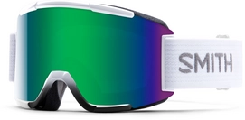 Skibril Smith Squad White Frame/Green Sol X Mirror/Yellow Lens