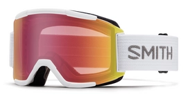 Skibril Smith Squad White Frame Red Sensor Mirror
