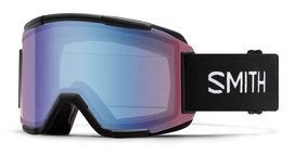 Masque de ski Smith Squad Black / Blue Sensor Mirror Noir