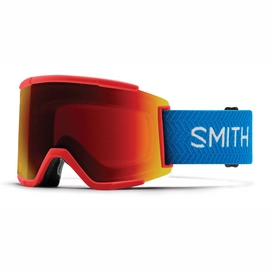 Masque de Ski Smith Squad XL Rise Block / ChromaPop Sun Red Mirror