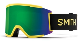 Masque de Ski Smith Squad XL Citron Glow / ChromaPop Sun Green Mirror