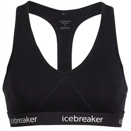 Sports Bra Icebreaker Womens Sprite Racerback Black