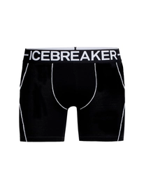 Boxershort Icebreaker Mens Anatomica Zone Boxers Black White