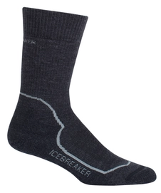 Sokken Icebreaker Womens Hike+ Heavy Crew Jet Heather Twister Heather Black