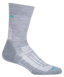 Sokken Icebreaker Womens Hike Light Crew Twister Heather Gulf
