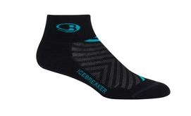 Hardloopsokken Icebreaker Womens Run+ Light Mini Black Lagoon