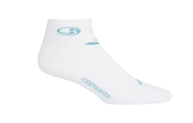 Hardloopsokken Icebreaker Womens Run+ Light Mini White Waterfall