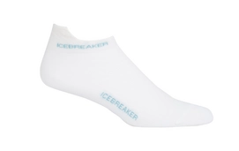 Hardloopsokken Icebreaker Womens Run+ Ultra Light Micro White Waterfall