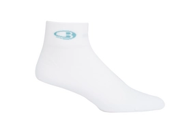 Hardloopsokken Icebreaker Womens Run+ Ultra Light Mini White Waterfall