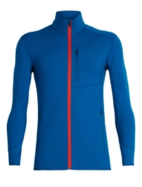 Gilet Icebreaker Men Descender LS Zip Isle Chili Red