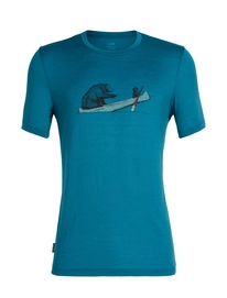 T-Shirt Icebreaker Tech Lite SS Crewe Canoe Companions Poseidon Herren