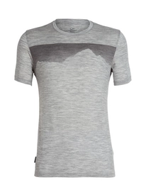 T-Shirt Icebreaker Tech Lite SS Crewe Cook By Night Metro Heather Herren