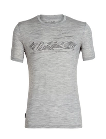 T-Shirt Icebreaker Homme Tech Lite SS Crewe Coronet Peak Metro Heather