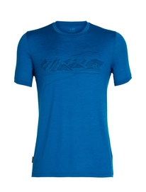 T-Shirt Icebreaker Mens Tech Lite SS Crewe Coronet Peak Isle
