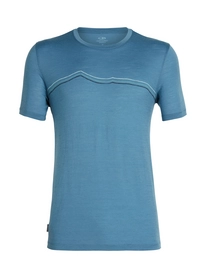 T-Shirt Icebreaker Homme Tech Lite SS Crewe Rangitoto Triple Thunder